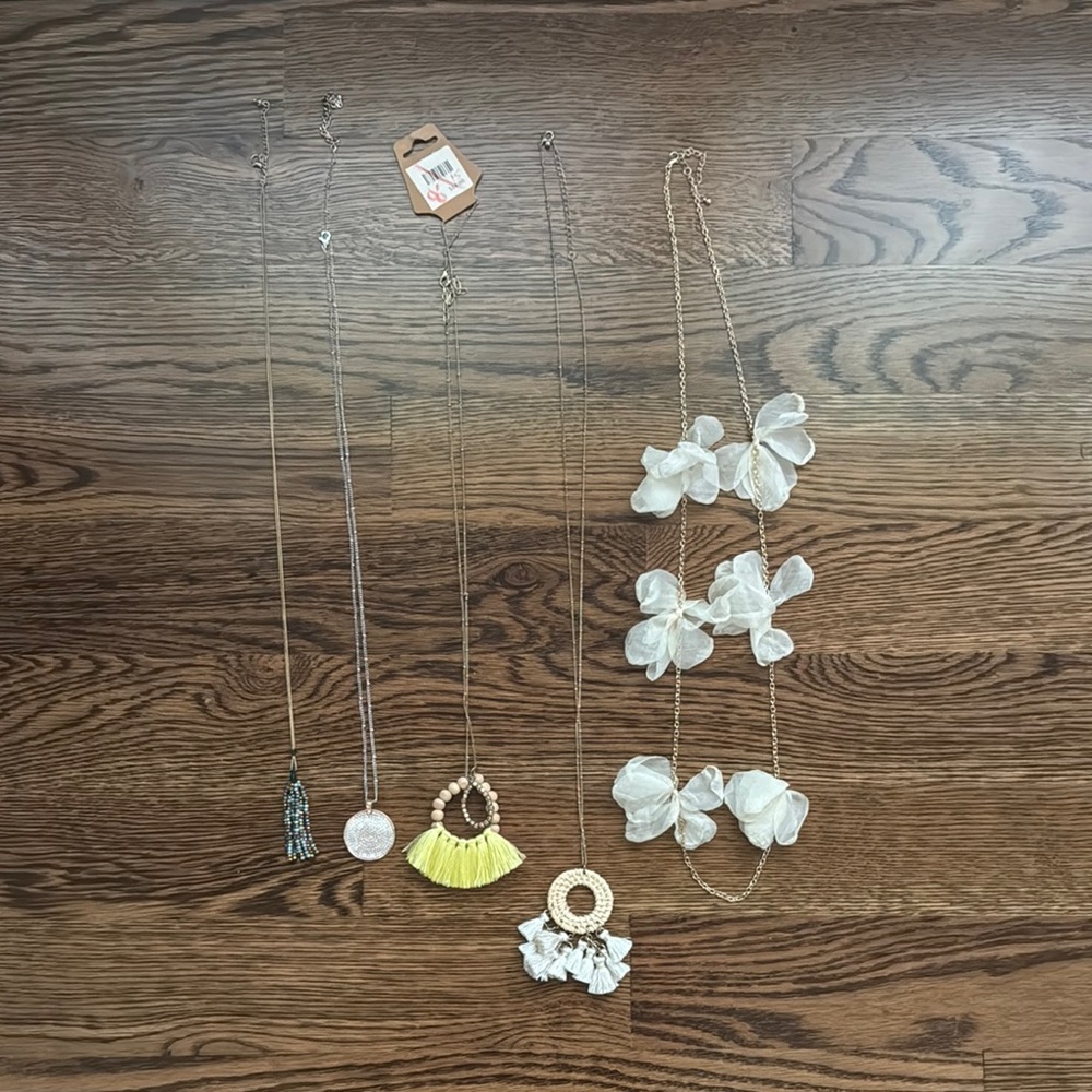 Long necklace bundle 15-18 inches